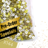 Strass à coudre 4MM Citrine